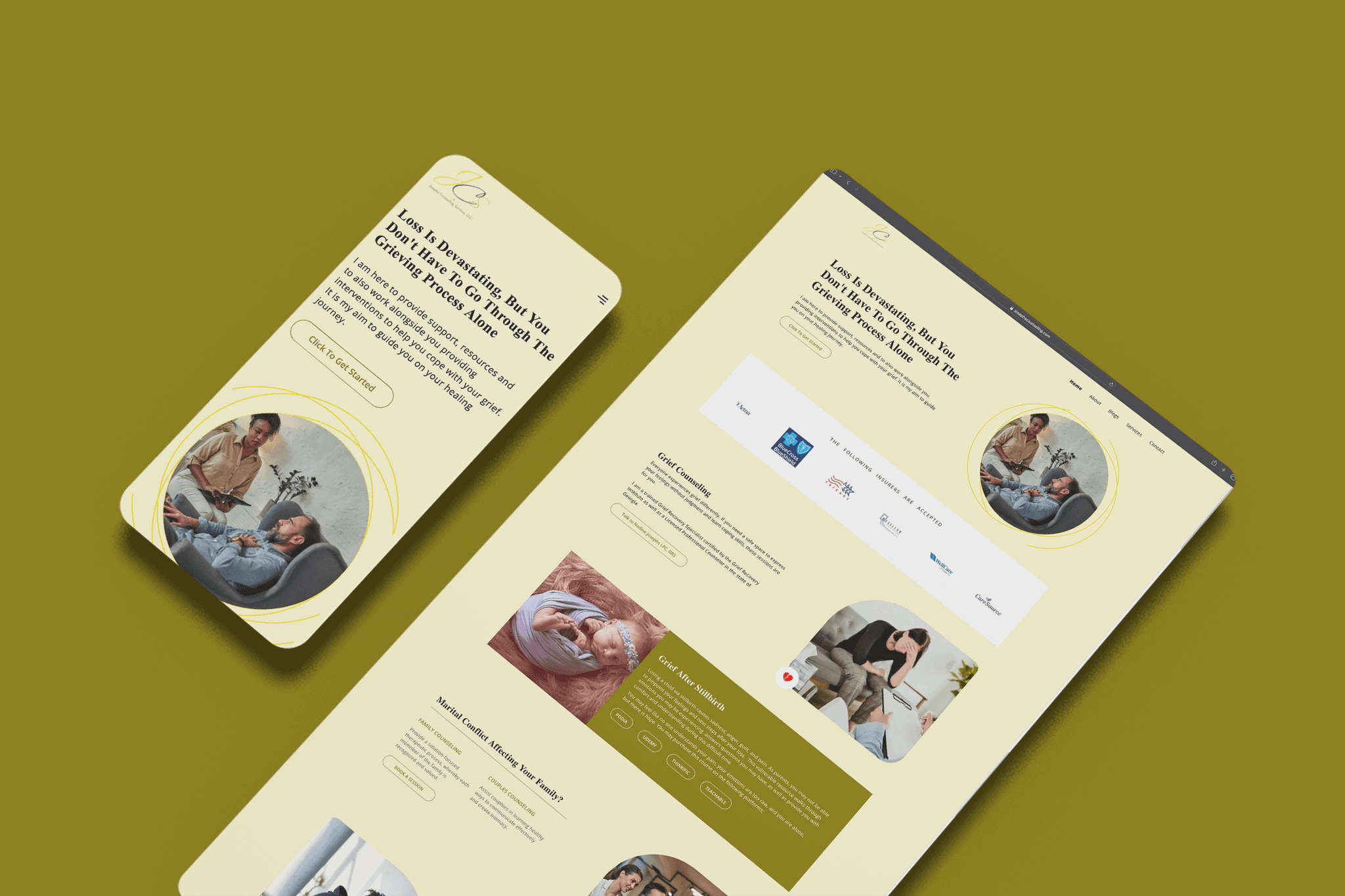 Joseph's Counselling Services Mockup 2